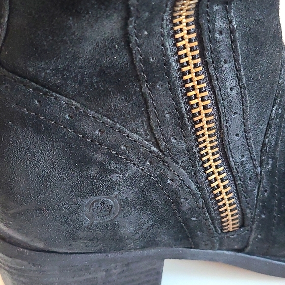 NWOT Born Crown Poly Equestrian Black Suede Wide Calf Riding Boots 9.5M Women - Picture 7 of 13